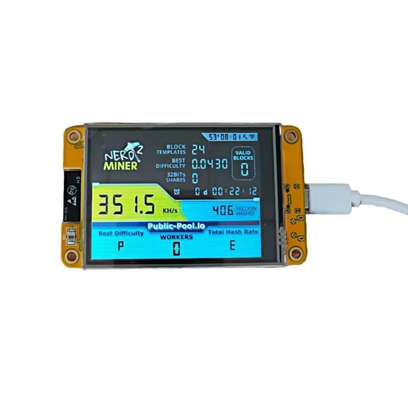 Nerdminer V2 350 kh/s